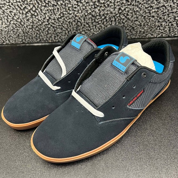 Dvs Other - DVS Pressure SC+ Chico Skateboarding Shoes Men 11 Navy Suede Lace Up DVF0000276